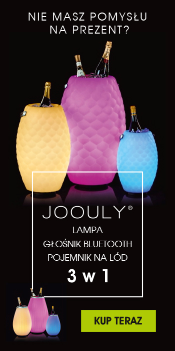 Joouly lampa głośnik bluetooth i pojemnik na lód LED